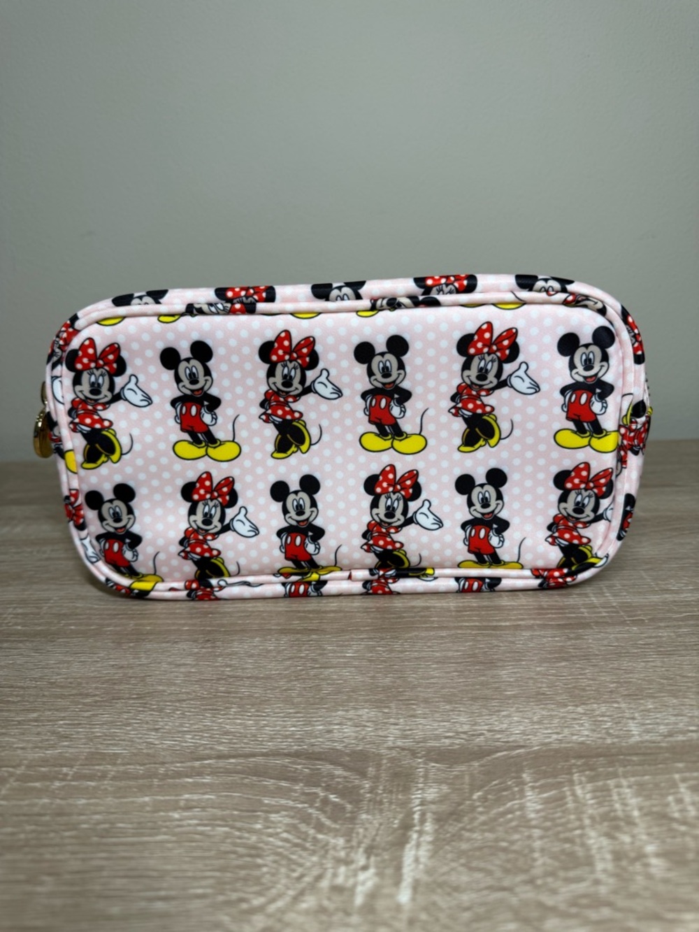 Disney Minnie & Mickey Pink Kids Zip Pouch